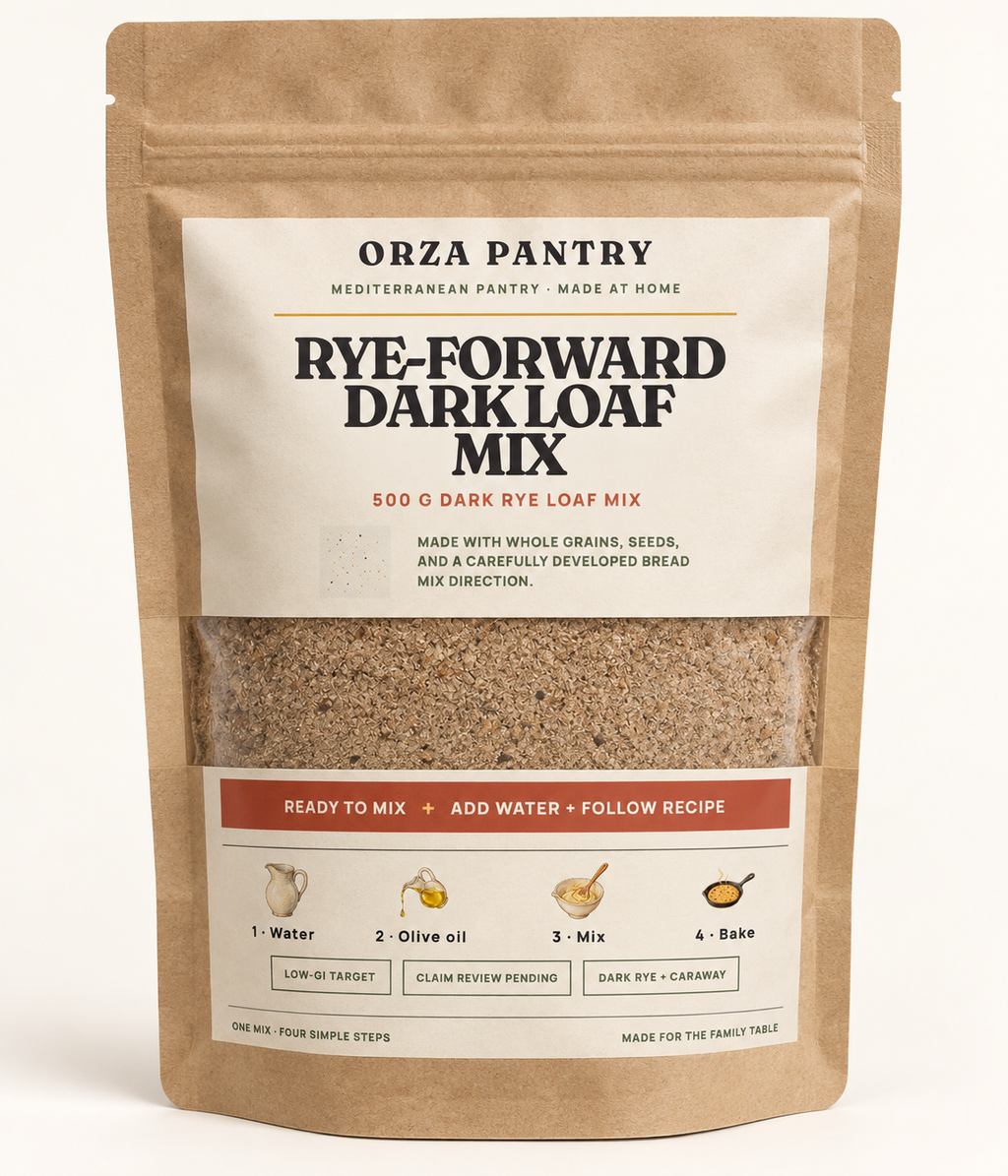 ORZA PANTRY Rye-Forward Dark Loaf · 500 g